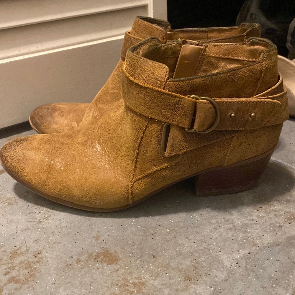 Clark’s Brown Leather Booties